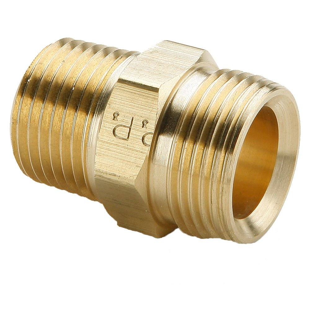 Air Brake Fitting Connector - 1/2" Hose X 1/2" NPT Male With Spring